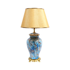 LAMP PORCELAIN BRASS IR H-PV175-116-W JS-LT-041 Default Title - MamasJan Décor