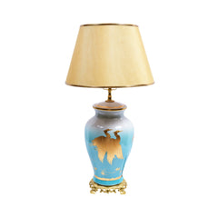 LAMP PORCELAIN BRASS IR H-PV175-116-W JS-Y1901-HBU06 Default Title - MamasJan Décor