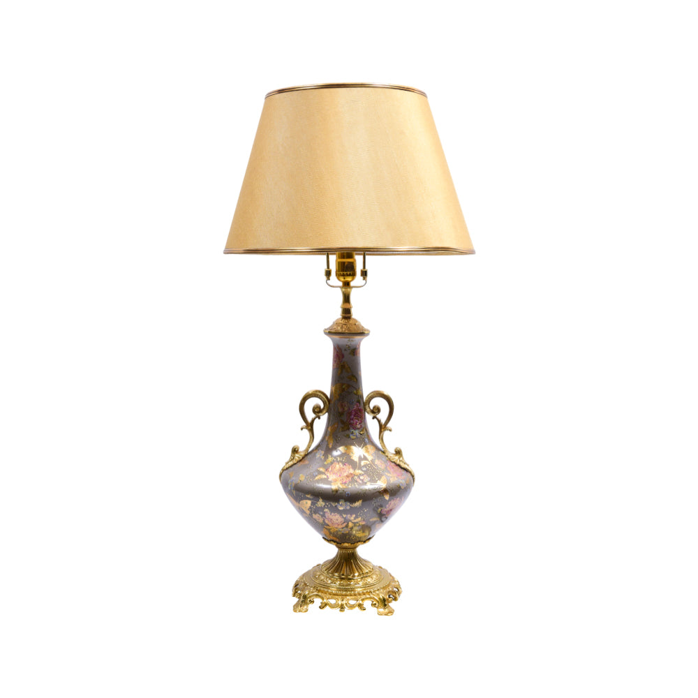 LAMP PORCELAIN BRASS IR H-PV22-117-UL JS-LT047-0BB8 Default Title - MamasJan Décor