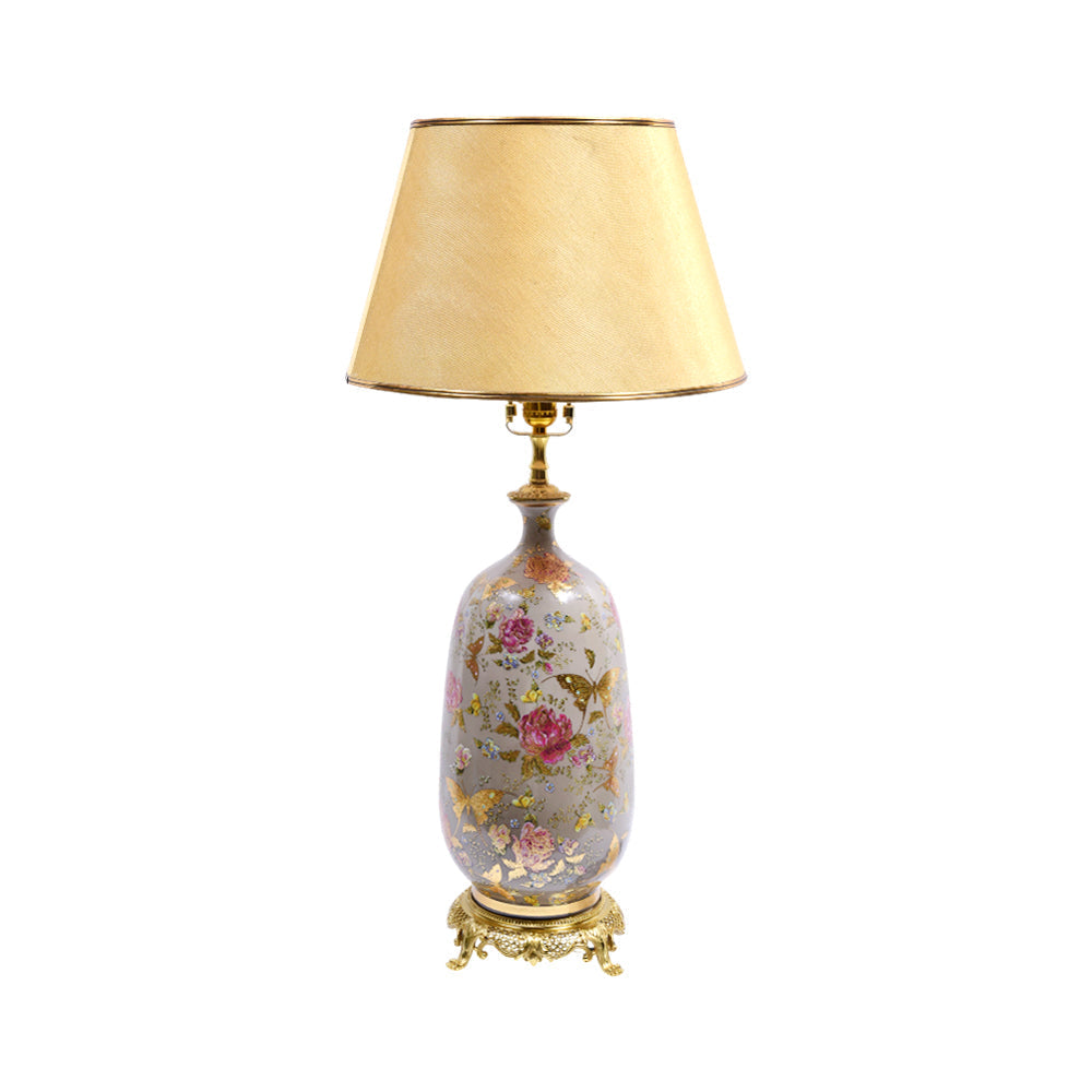 LAMP PORCELAIN BRASS IR H-PV59-145-UL JS-LT047-0BB8 Default Title - MamasJan Décor