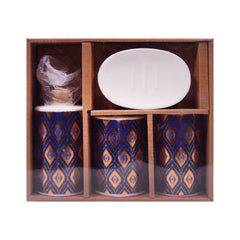 BATHROOM SET 4PC CERAMIC 802P-191 ST Default Title - MamasJan Décor