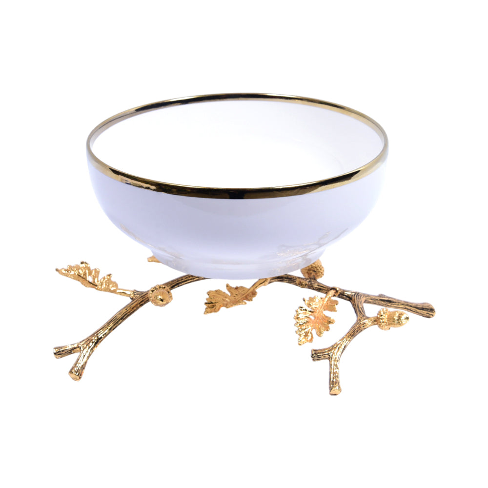 BOWL FRUIT ORCHID WB-1518 Default Title - MamasJan Décor