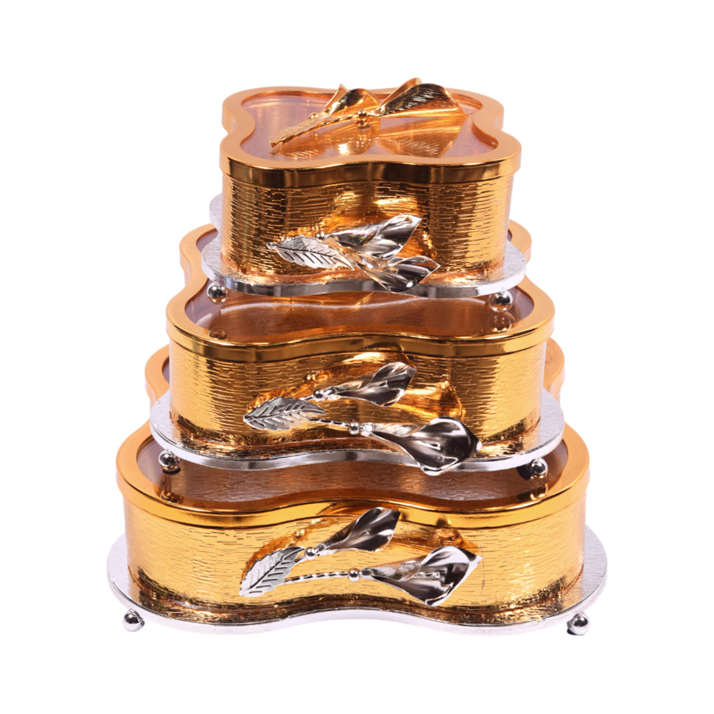 BOWL CANDY 3PC SET BA28G Default Title - MamasJan Décor