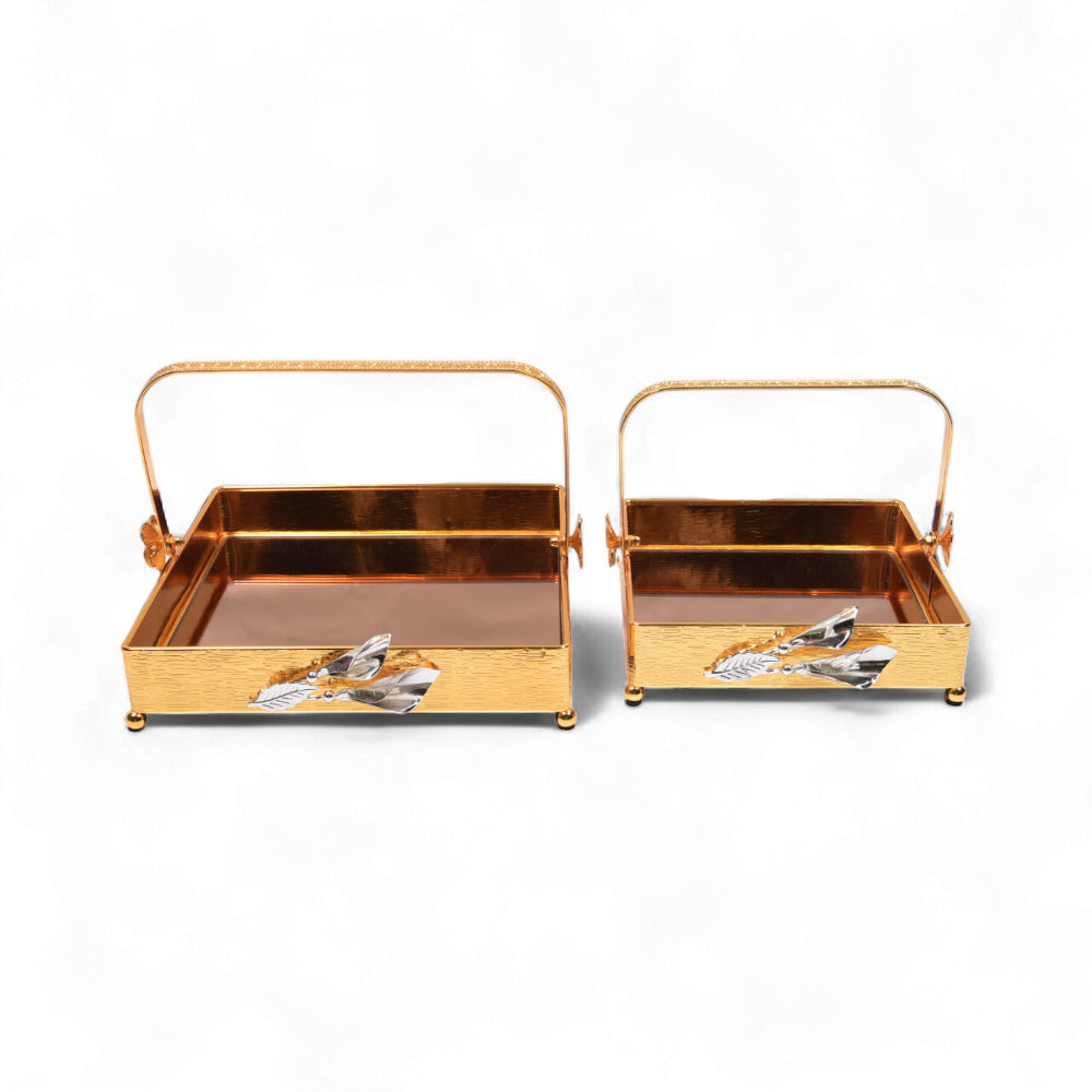 BASKET 2PC BA29G Default Title - MamasJan Décor