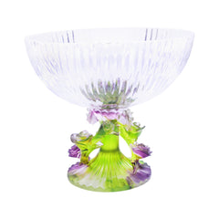 BOWL FRUIT CRYSTAL MULTICOLOR BASE FB-1033 Default Title - MamasJan Décor