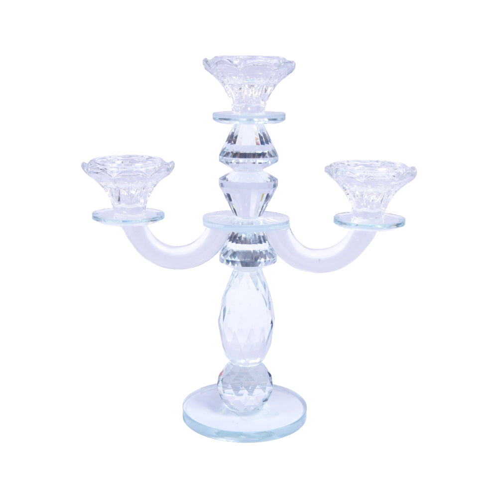 CANDLE STAND CRYSTAL IR 7301-53-3 Default Title - MamasJan Décor