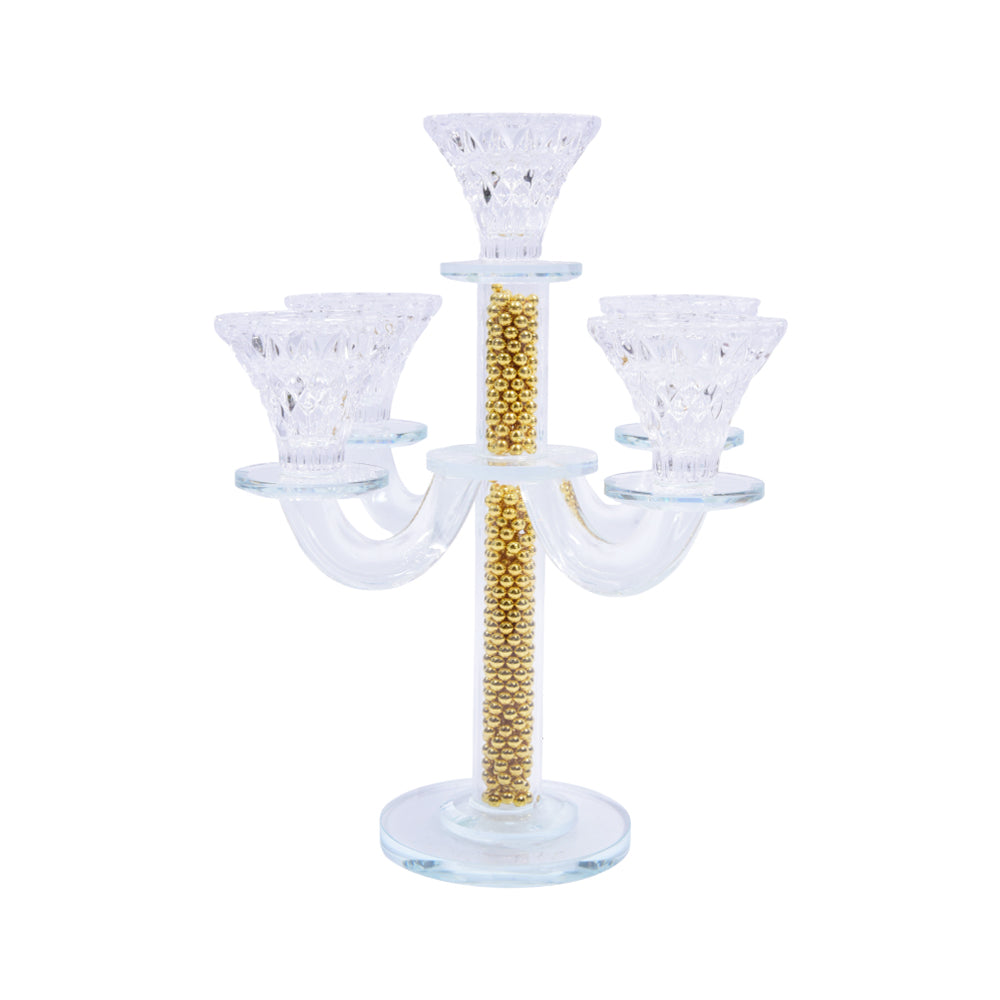 CANDLE STAND CRYSTAL IR 7301-56-5 Default Title - MamasJan Décor