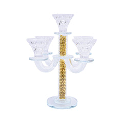 CANDLE STAND CRYSTAL IR 7301-56-5 Default Title - MamasJan Décor