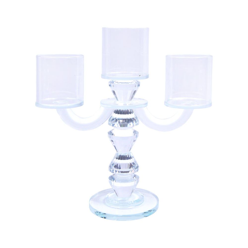 CANDLE STAND CRYSTAL IR 7301-57-3 Default Title - MamasJan Décor