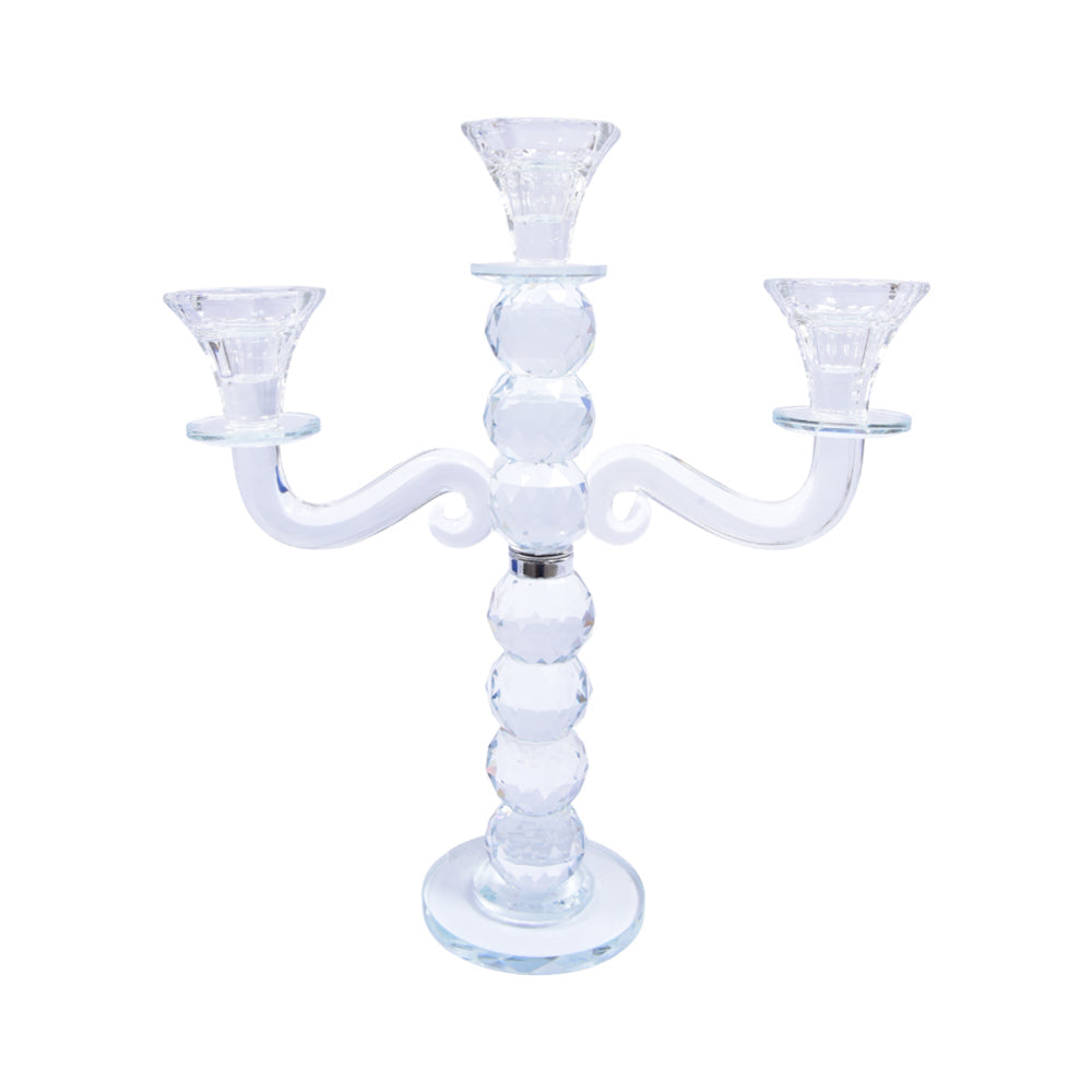 CANDLE STAND CRYSTAL IR 7301-59-3 Default Title - MamasJan Décor
