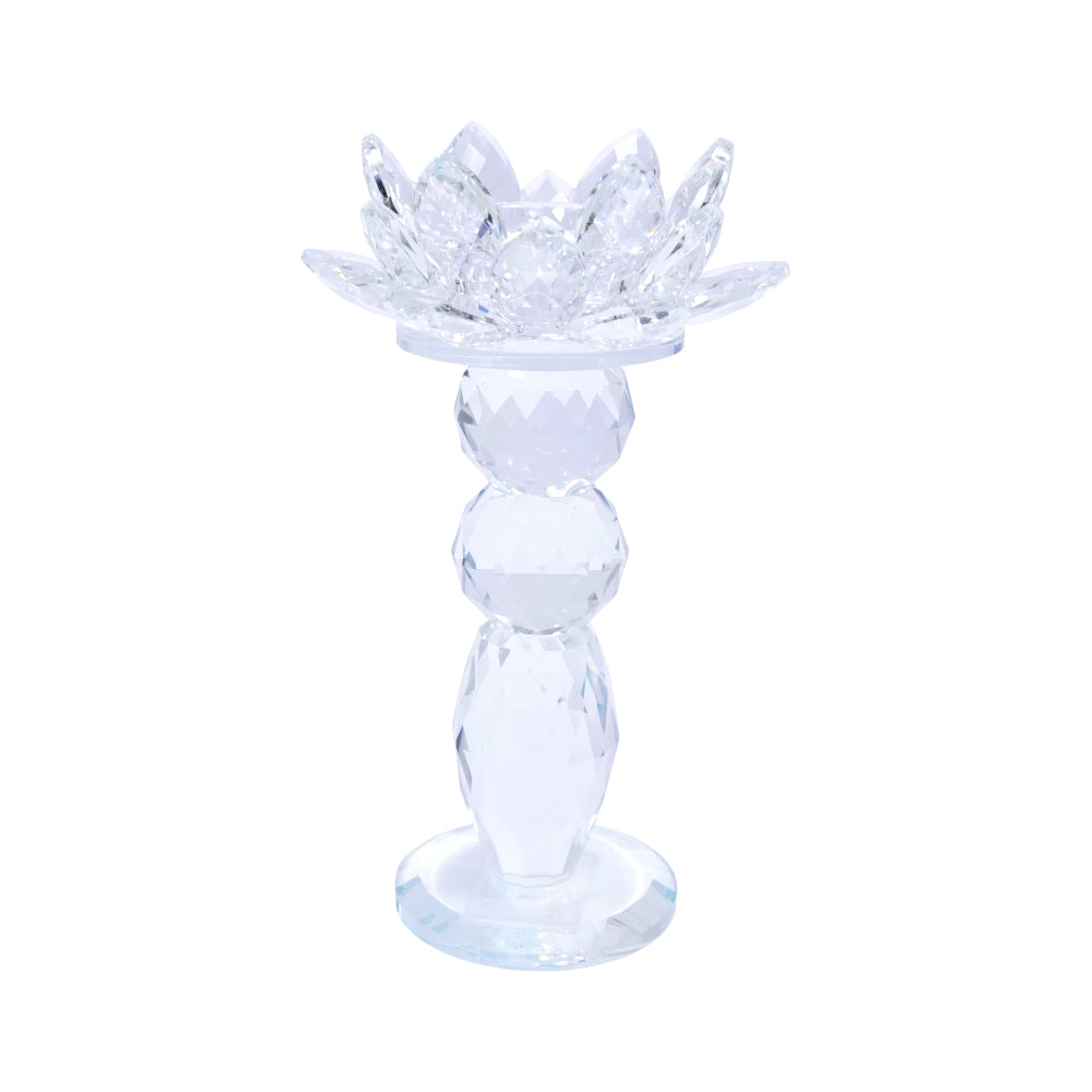 CANDLE STAND CRYSTAL IR 7301-81 Default Title - MamasJan Décor