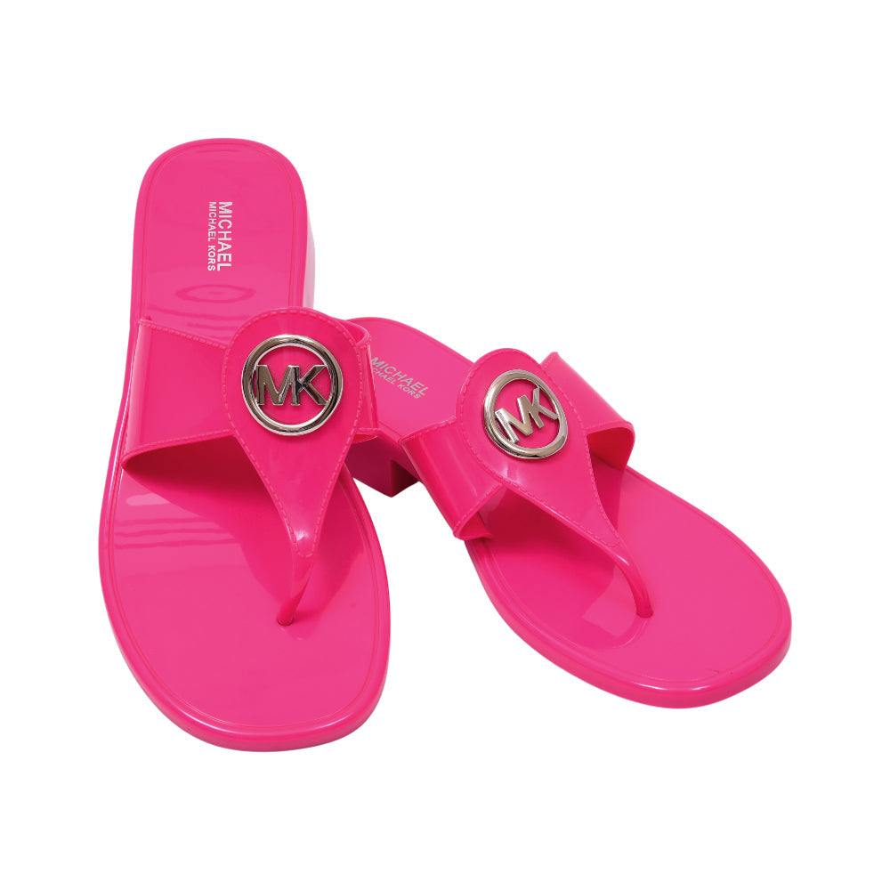 MK HANNAH JELLY THONG SLIDE TPU 49S5HNFA1B D-PINK 8 Default Title - MamasJan Ladies Shoes & Bags