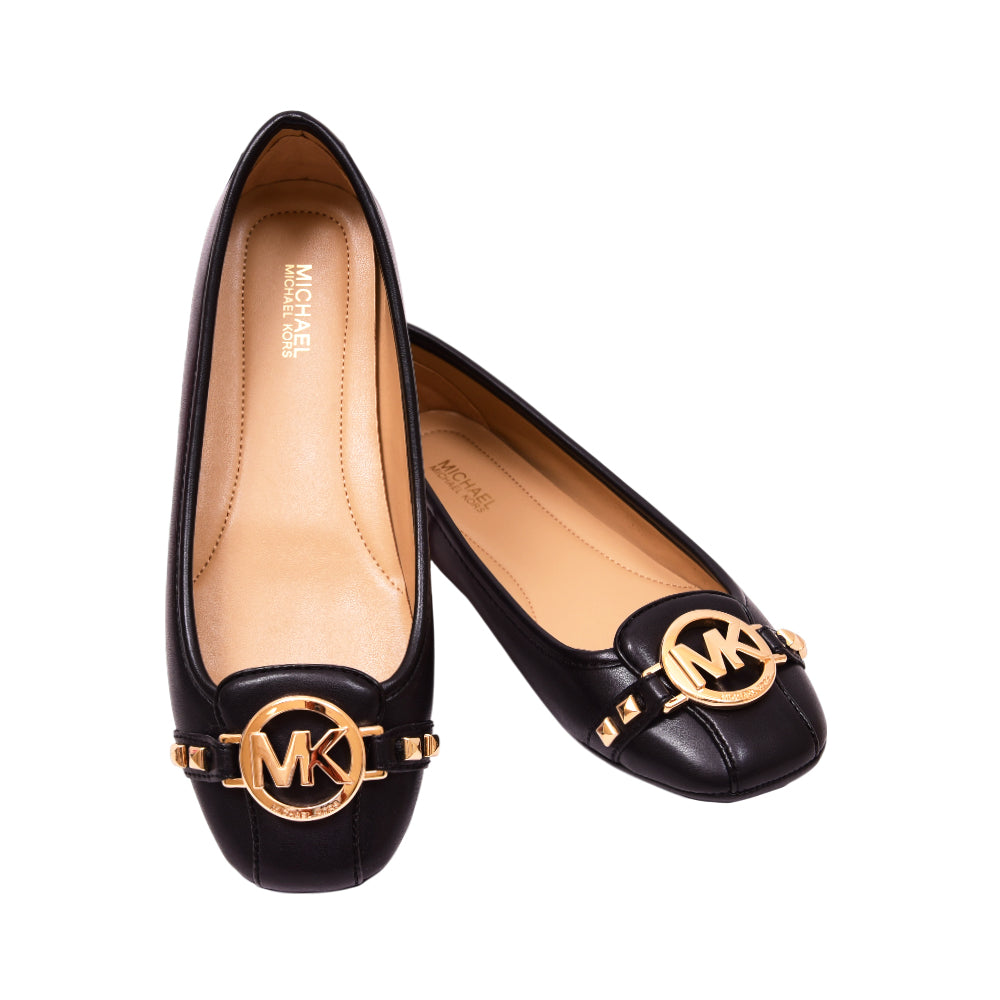 MK FULTON MOC PUMP FAUX LTHR PARAMID 49T8FUFR1L BLACK 7 Default Title - MamasJan Ladies Shoes & Bags