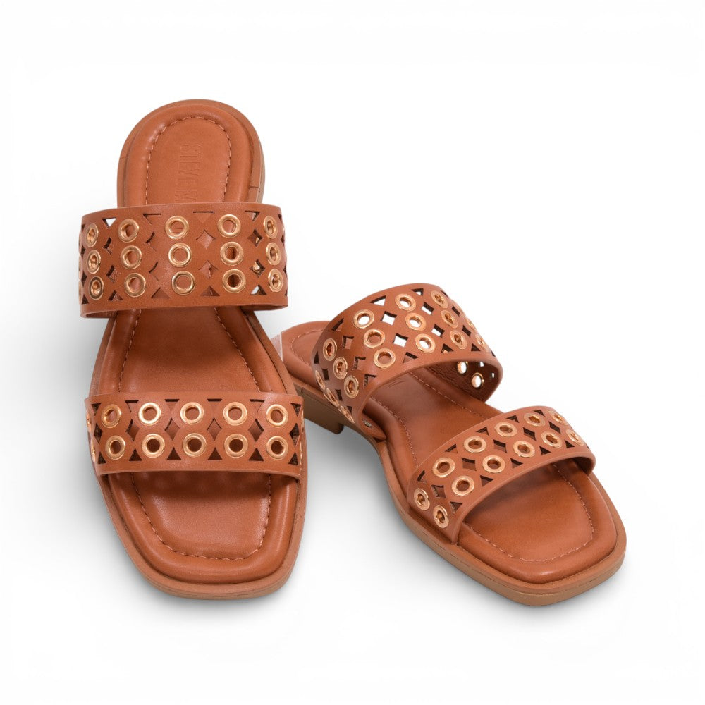 STEVE MADDEN ERRAND SLIPPER ERRA01S1 BROWN-MULTI 6 Default Title - MamasJan Ladies Shoes & Bags