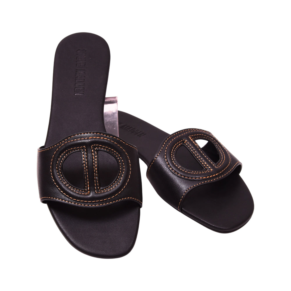 STEVE MADDEN KYLAH SLIPPER 03S1001065 BLACK 6 Default Title - MamasJan Ladies Shoes & Bags