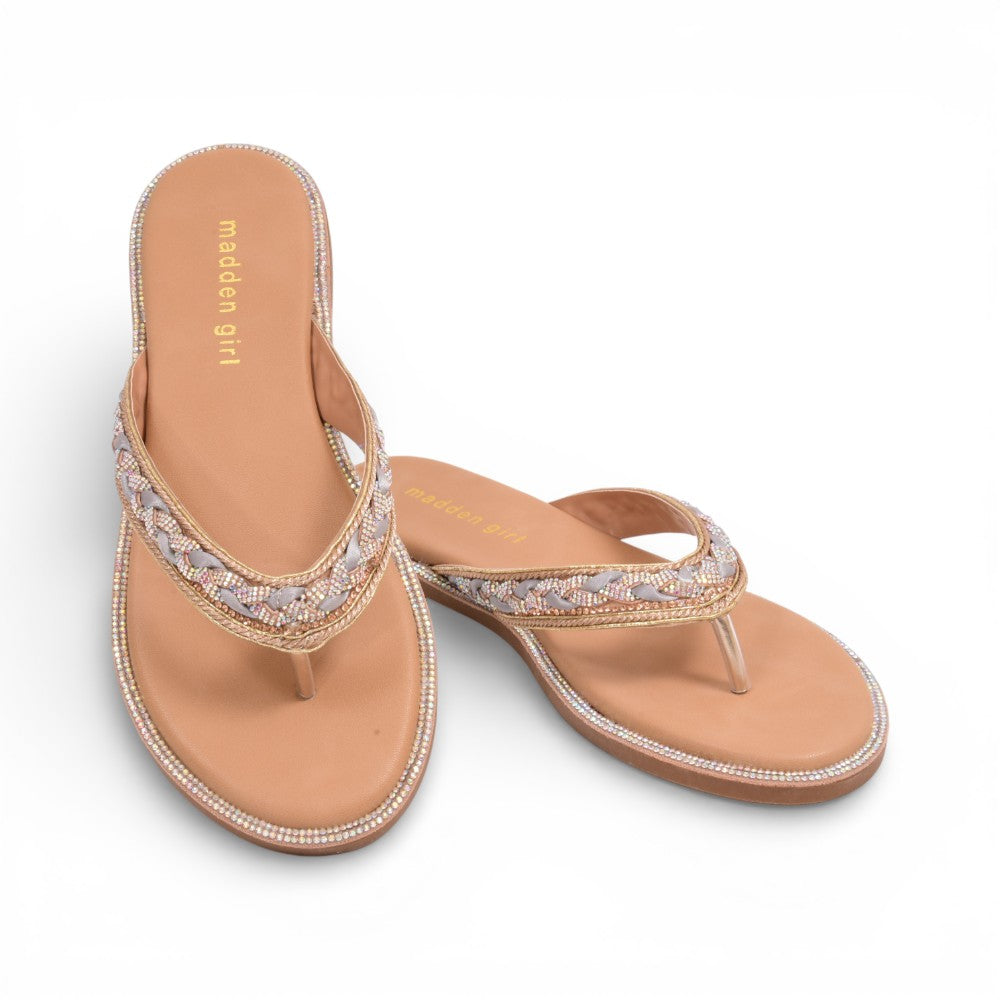 MADDEN GIRL BOBBIN SLIPPER BOBB07S1 LIGHT-BLUE-MULTI 8.5 Default Title - MamasJan Ladies Shoes & Bags