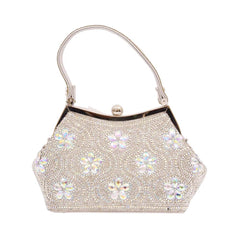 FANCE BAG + METAL BOX IR SILVER 814-3 Default Title - MamasJan Ladies Shoes & Bags