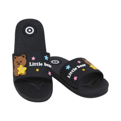 BOYS SLIPPER IR 36-40 BLACK PVC-0888+2 Default Title - MamasJan KidsWear