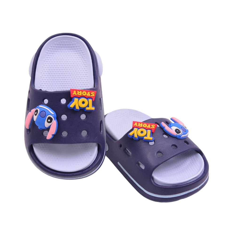 BOYS SLIPPER IR 18-23 NAVY EVA-350-355 Default Title - MamasJan KidsWear