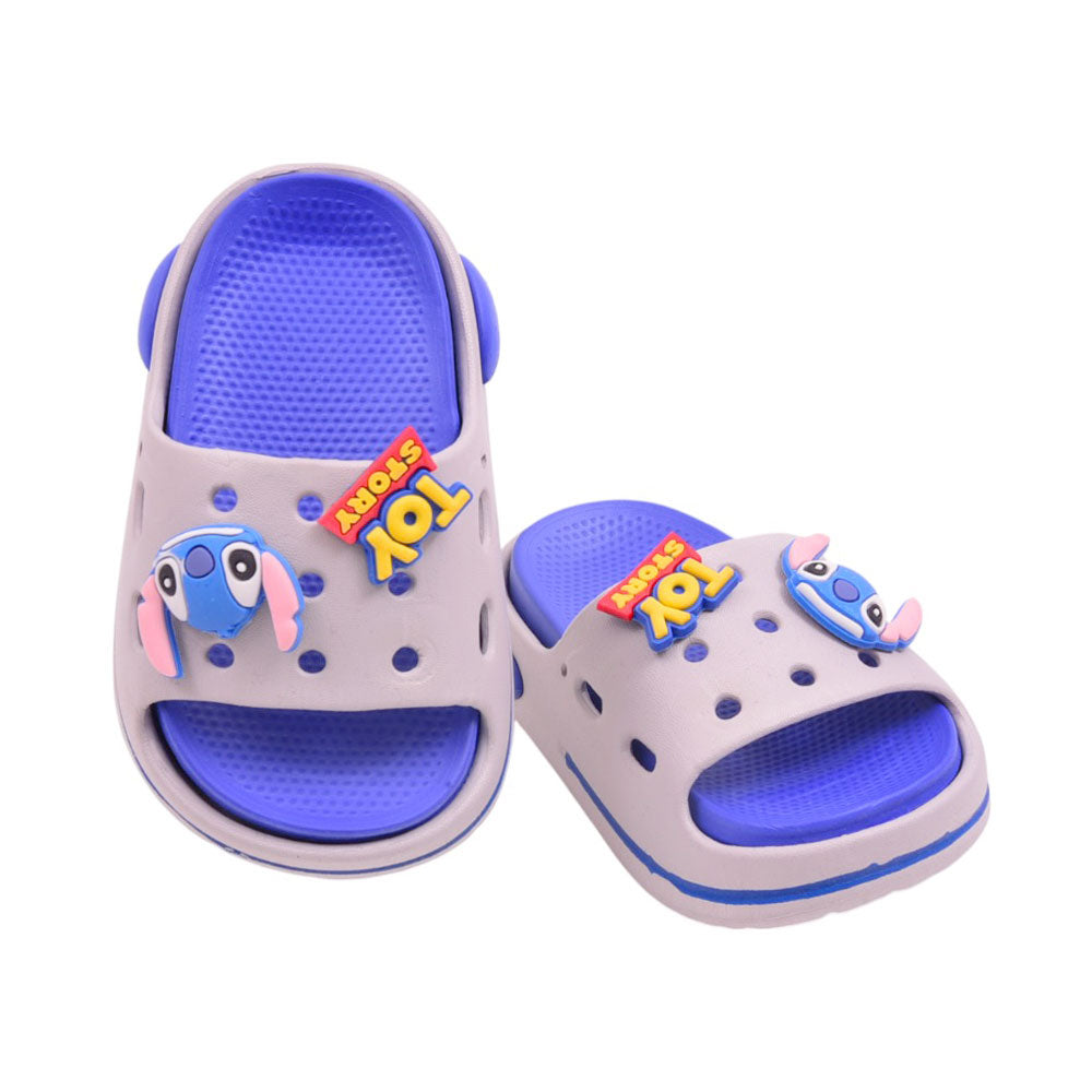 BOYS SLIPPER IR 18-23 GREY EVA-350-355 Default Title - MamasJan KidsWear