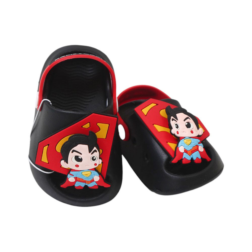 BOYS SLIPPER IR 18-23 BLACK EVA-296-304 Default Title - MamasJan KidsWear