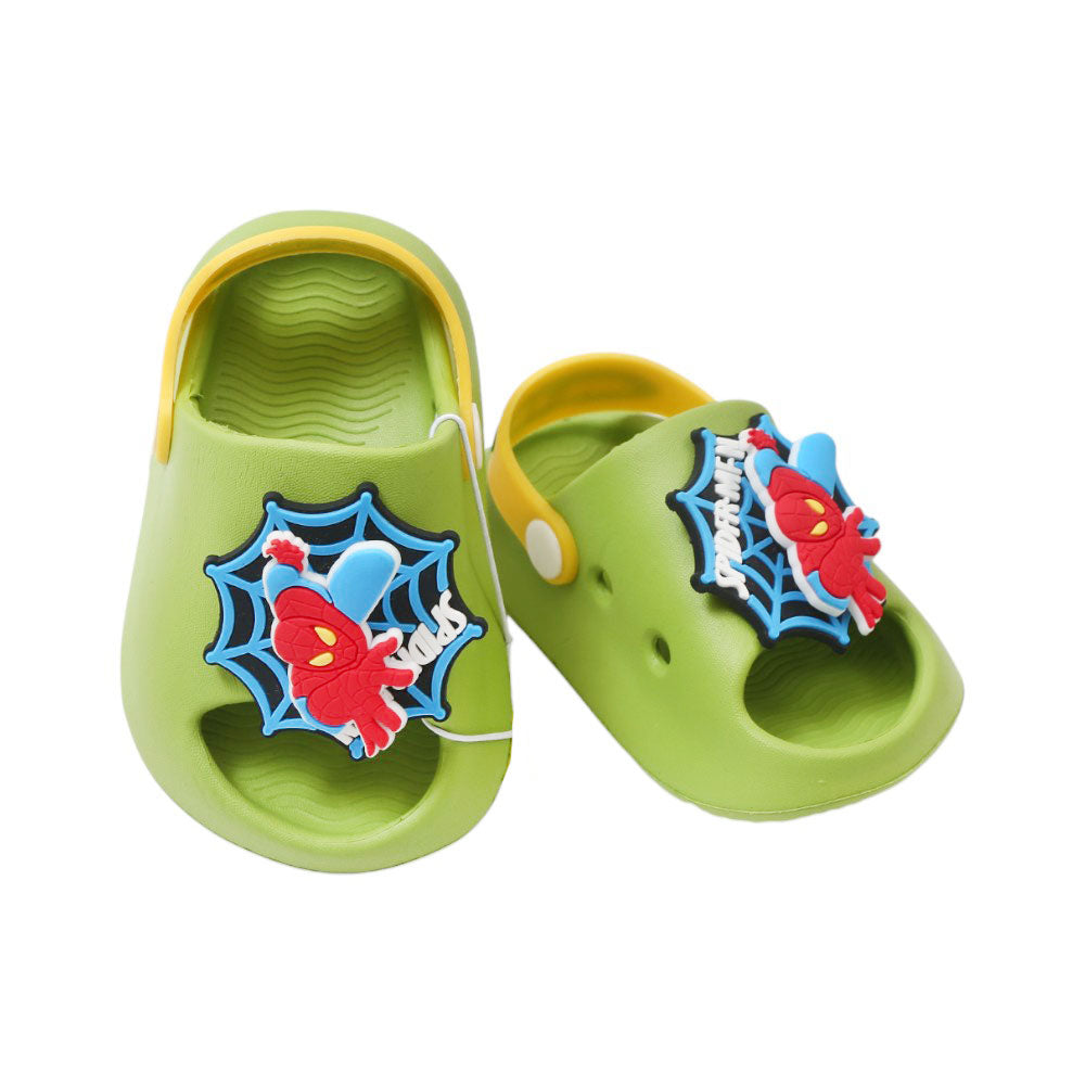 BOYS SLIPPER IR 18-23 GREEN EVA-287-295 Default Title - MamasJan KidsWear