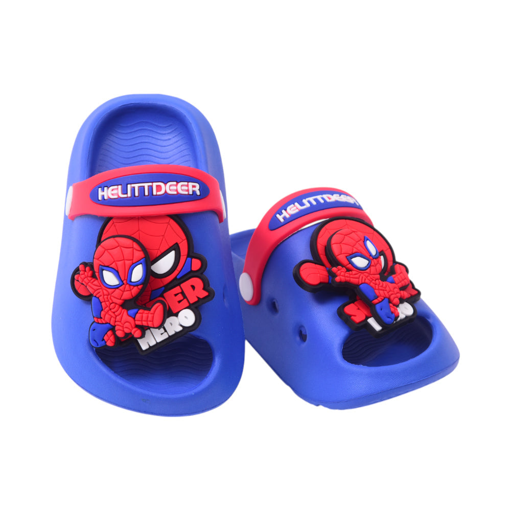 BOYS SLIPPER IR 18-23 BLUE EVA-275-286 Default Title - MamasJan KidsWear