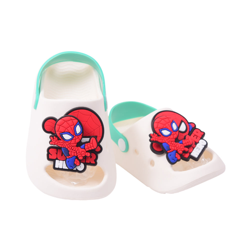 BOYS SLIPPER IR 24-29 WHITE EVA-263-275 Default Title - MamasJan KidsWear