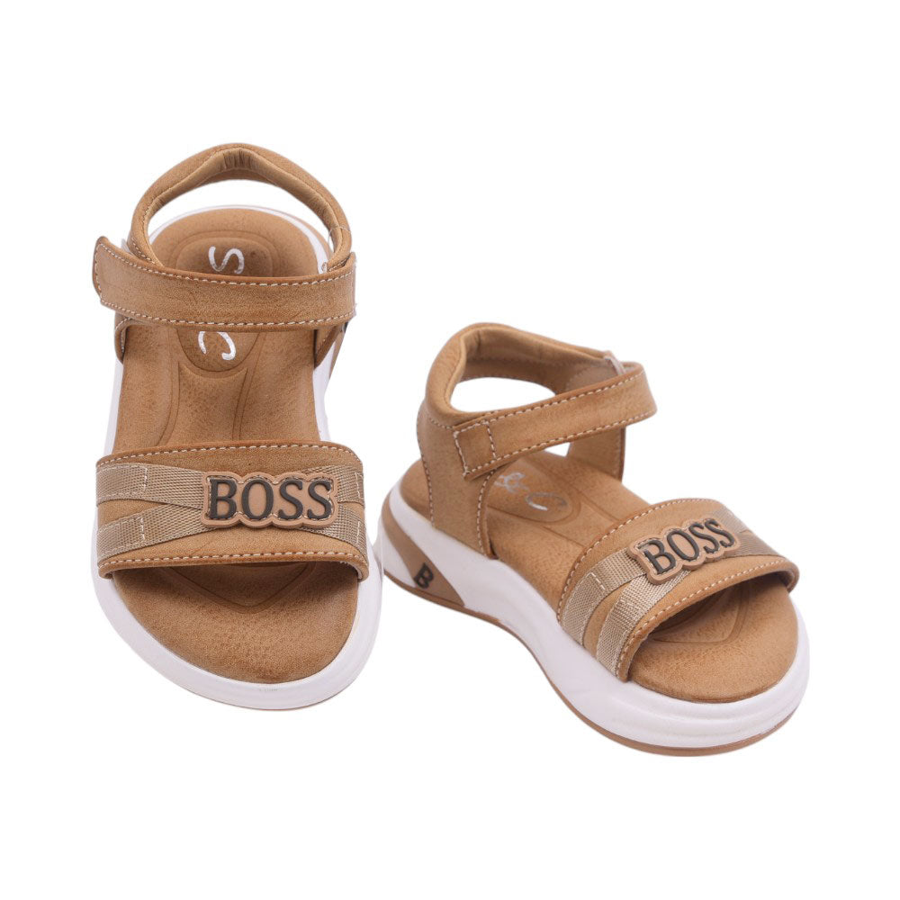 BOYS SANDAL 20-25 BEIGE H002 Default Title - MamasJan KidsWear