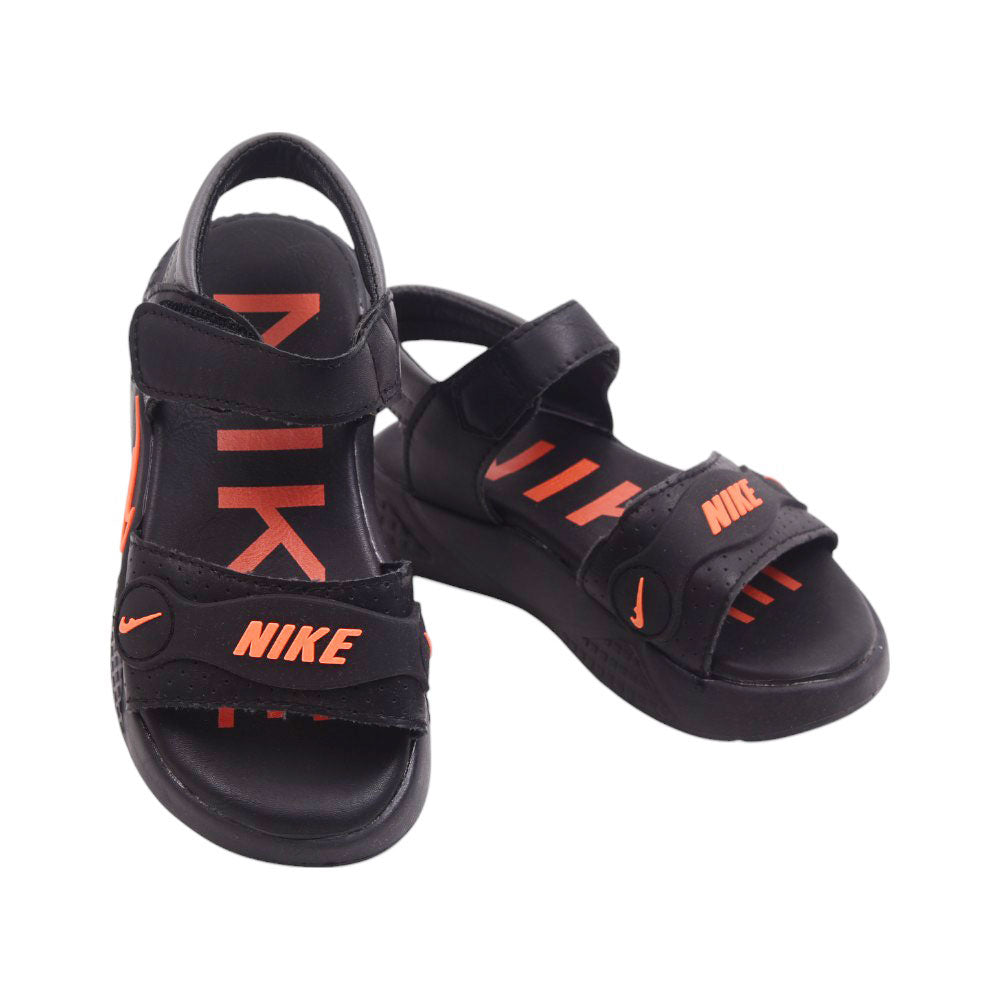 BOYS SANDAL 26-31 BLACK H007 Default Title - MamasJan KidsWear