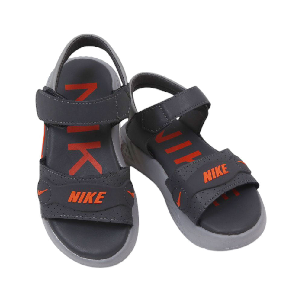 BOYS SANDAL 26-31 GREY H007 Default Title - MamasJan KidsWear