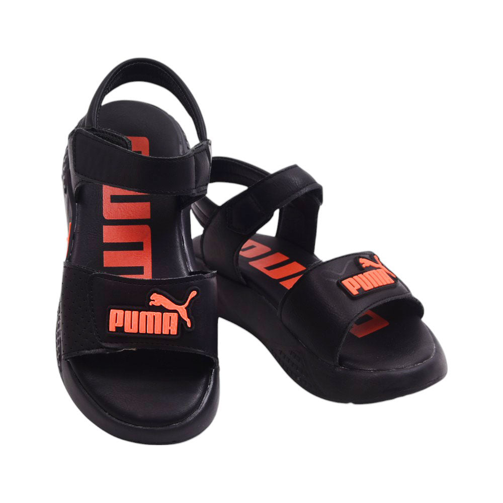 BOYS SANDAL 26-31 BLACK H006 Default Title - MamasJan KidsWear