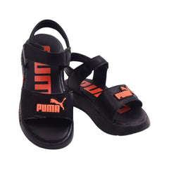 BOYS SANDAL 26-31 BLACK H006 Default Title - MamasJan KidsWear