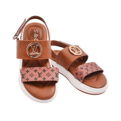 BOYS SANDAL 32 BROWN H003 Default Title - MamasJan KidsWear