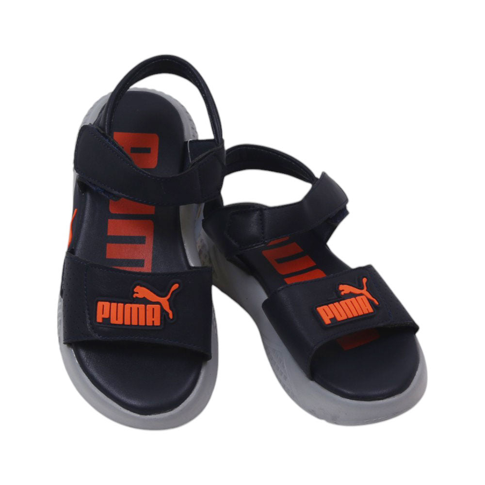 BOYS SANDAL 31 NAVY H006 Default Title - MamasJan KidsWear