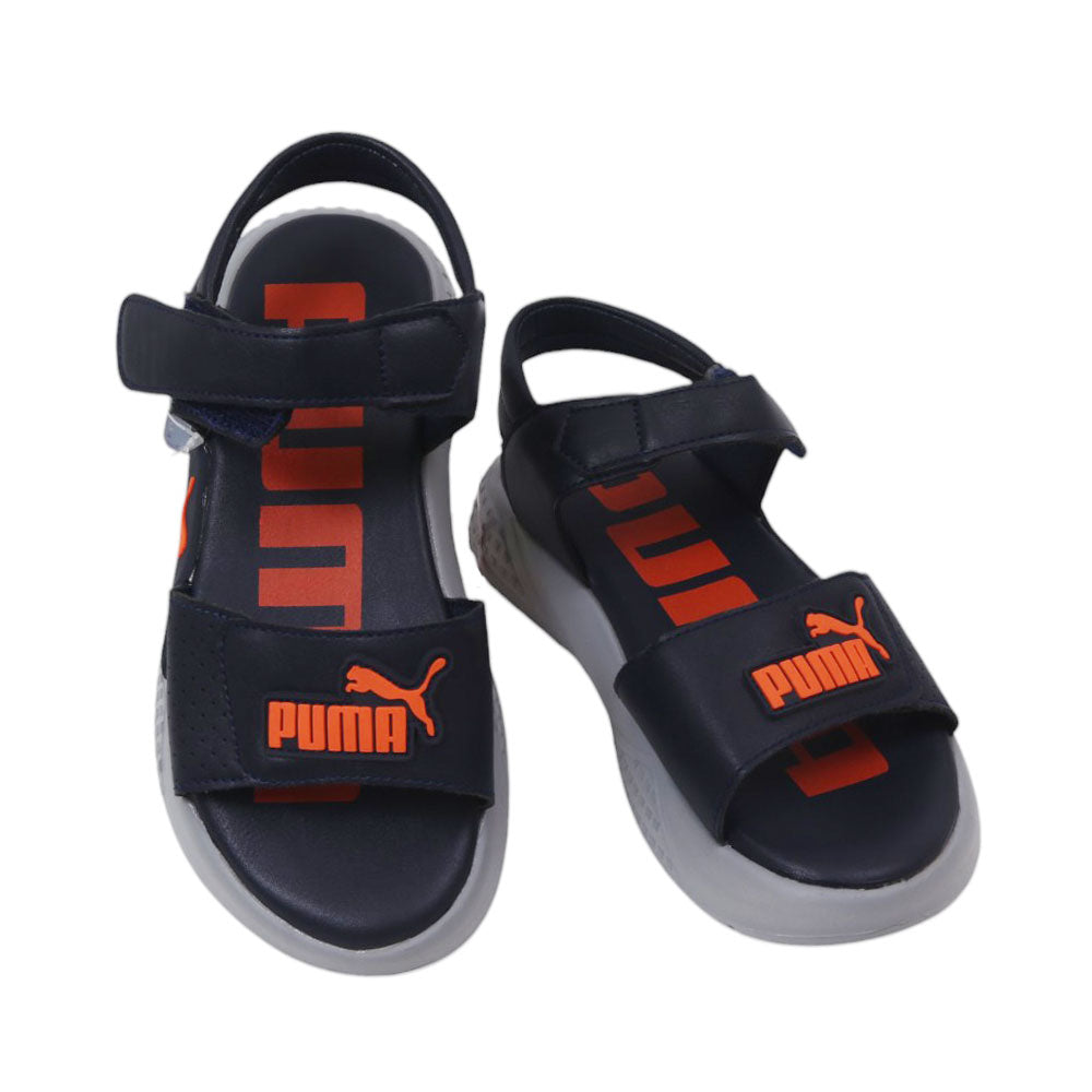 BOYS SANDAL 32 NAVY H006 Default Title - MamasJan KidsWear