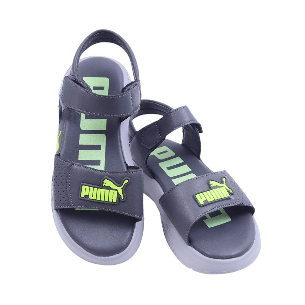 BOYS SANDAL 35 GREY H006 Default Title - MamasJan KidsWear