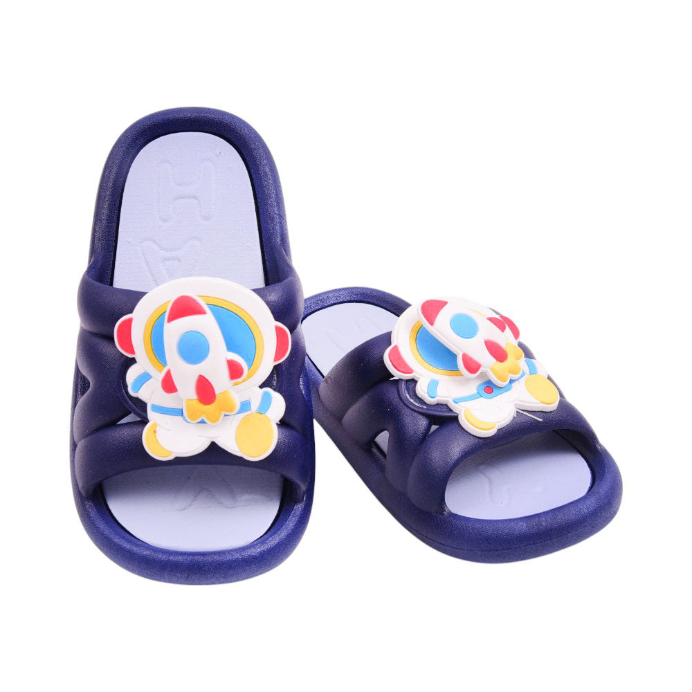 BOYS SLIPPER IR 29 NAVY 9660-15 PVC Default Title - MamasJan KidsWear