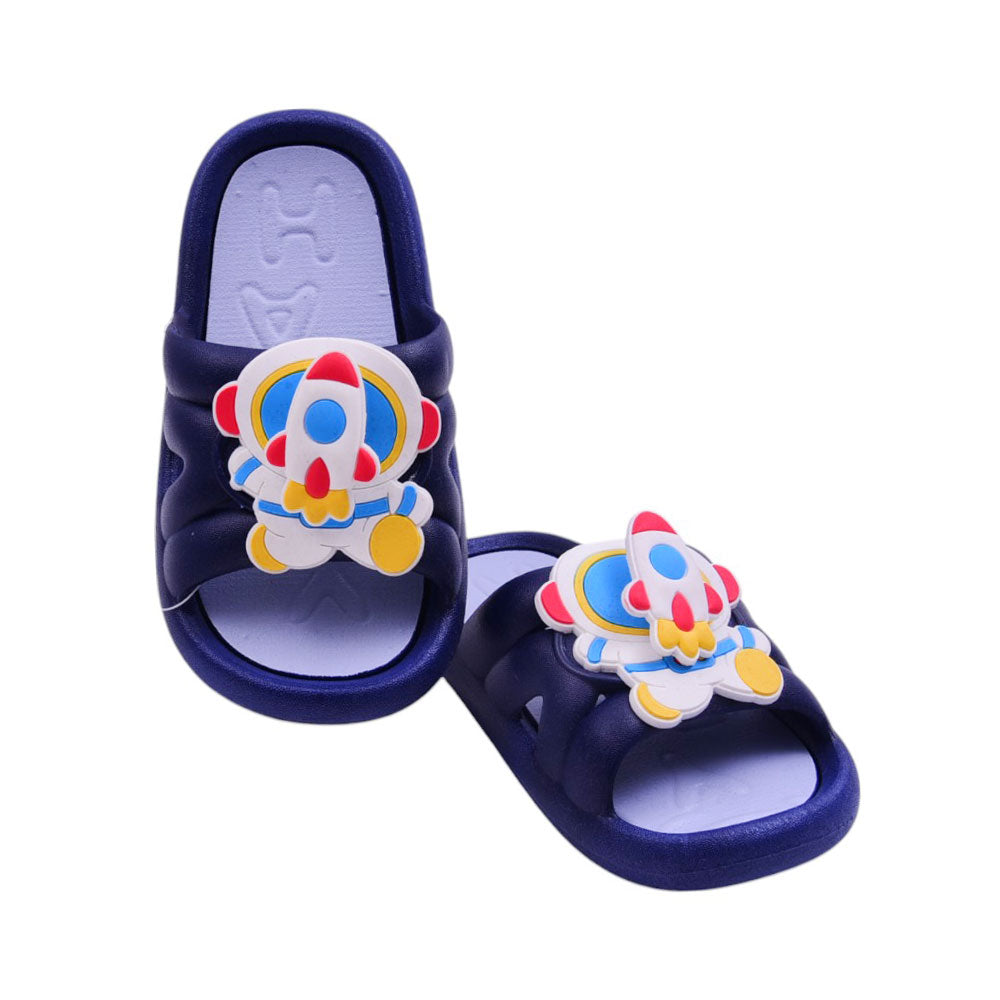 BOYS SLIPPER IR 27 NAVY 9660-15 PVC Default Title - MamasJan KidsWear