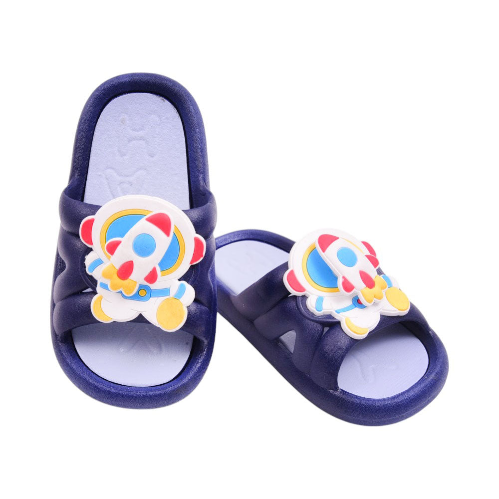 BOYS SLIPPER IR 26 NAVY 9660-15 PVC Default Title - MamasJan KidsWear
