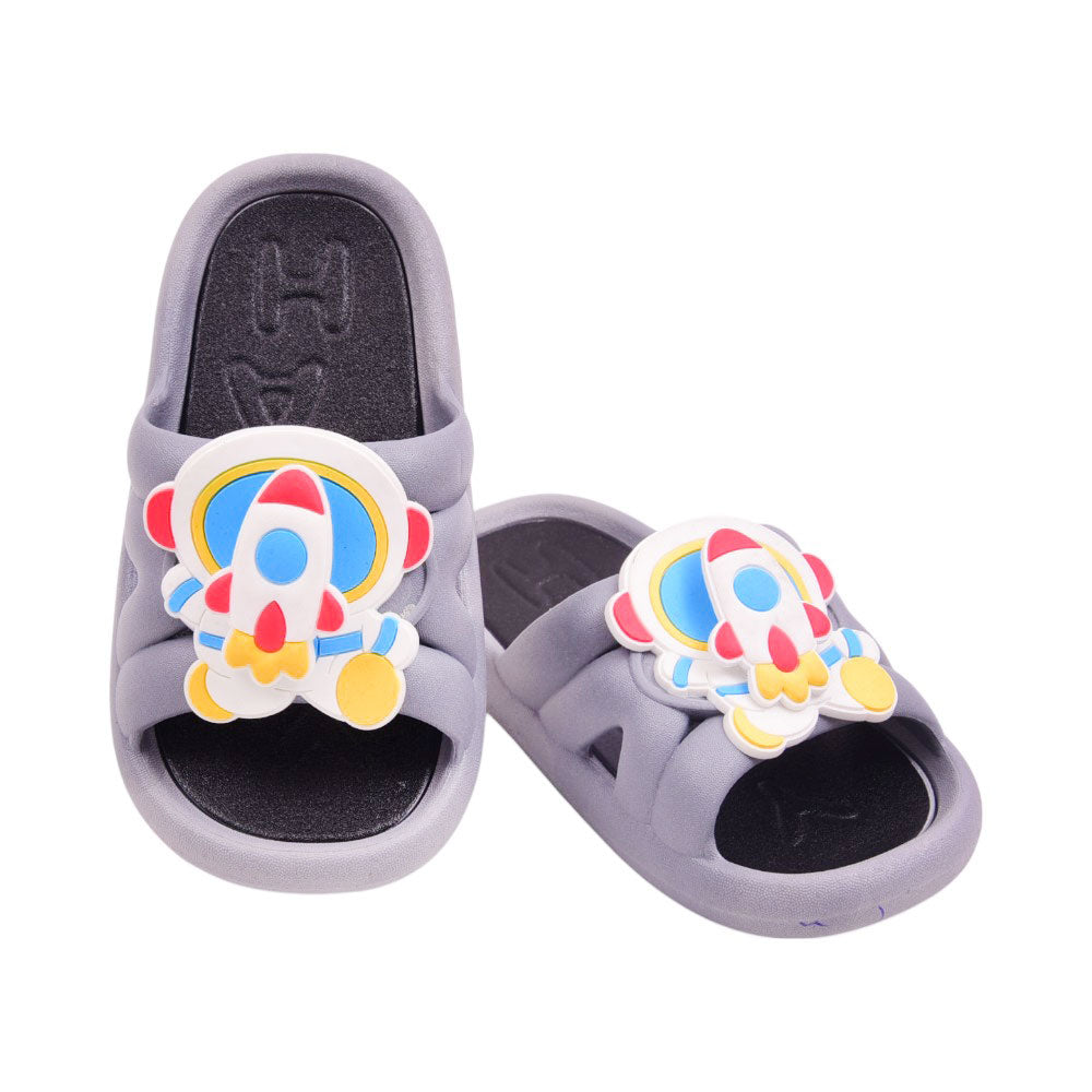 BOYS SLIPPER IR 26 GRAY 9660-15 PVC Default Title - MamasJan KidsWear