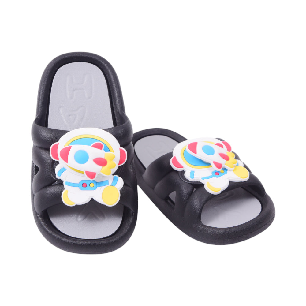 BOYS SLIPPER IR 27 BLACK 9660-15 PVC Default Title - MamasJan KidsWear
