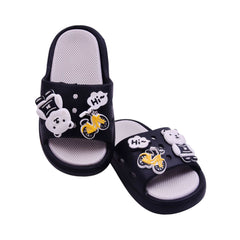 BOYS SLIPPER IR 26-27 BLACK 1301-27 EVA Default Title - MamasJan KidsWear