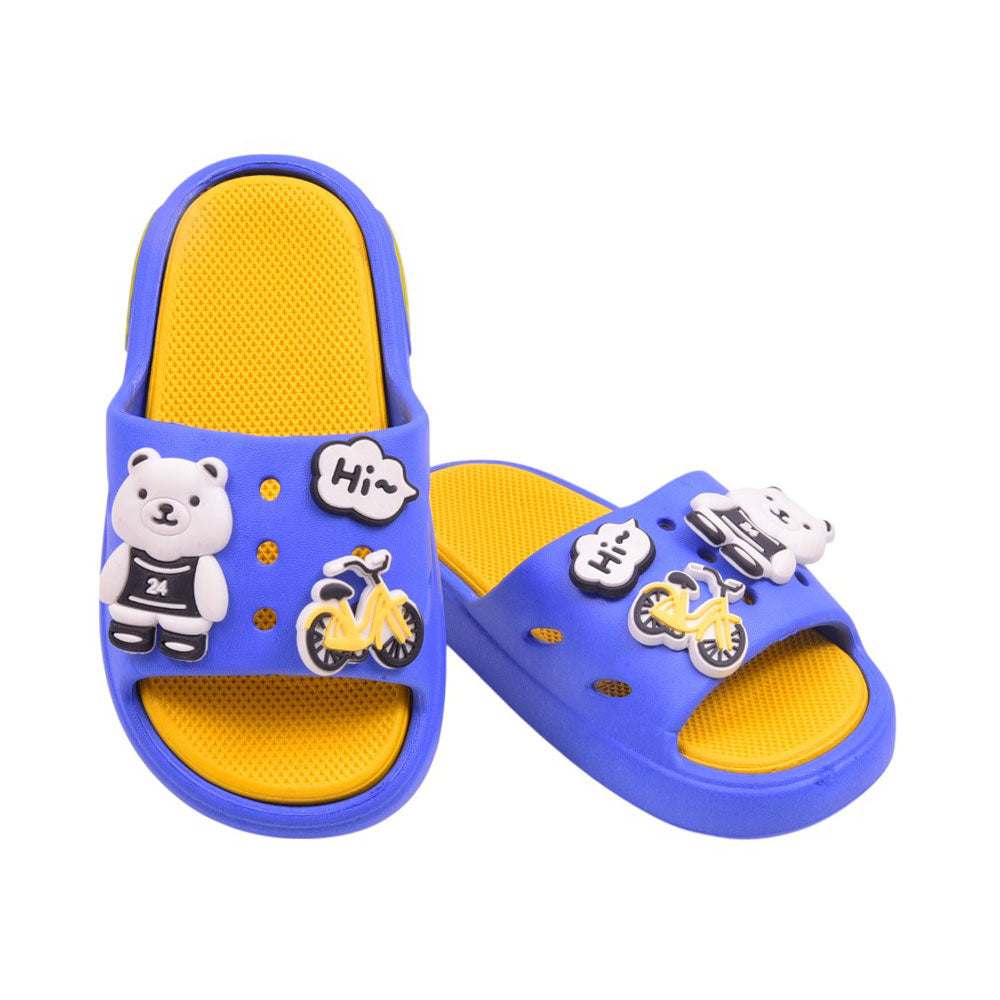 BOYS SLIPPER IR 26-27 BLUE 1301-27 EVA Default Title - MamasJan KidsWear
