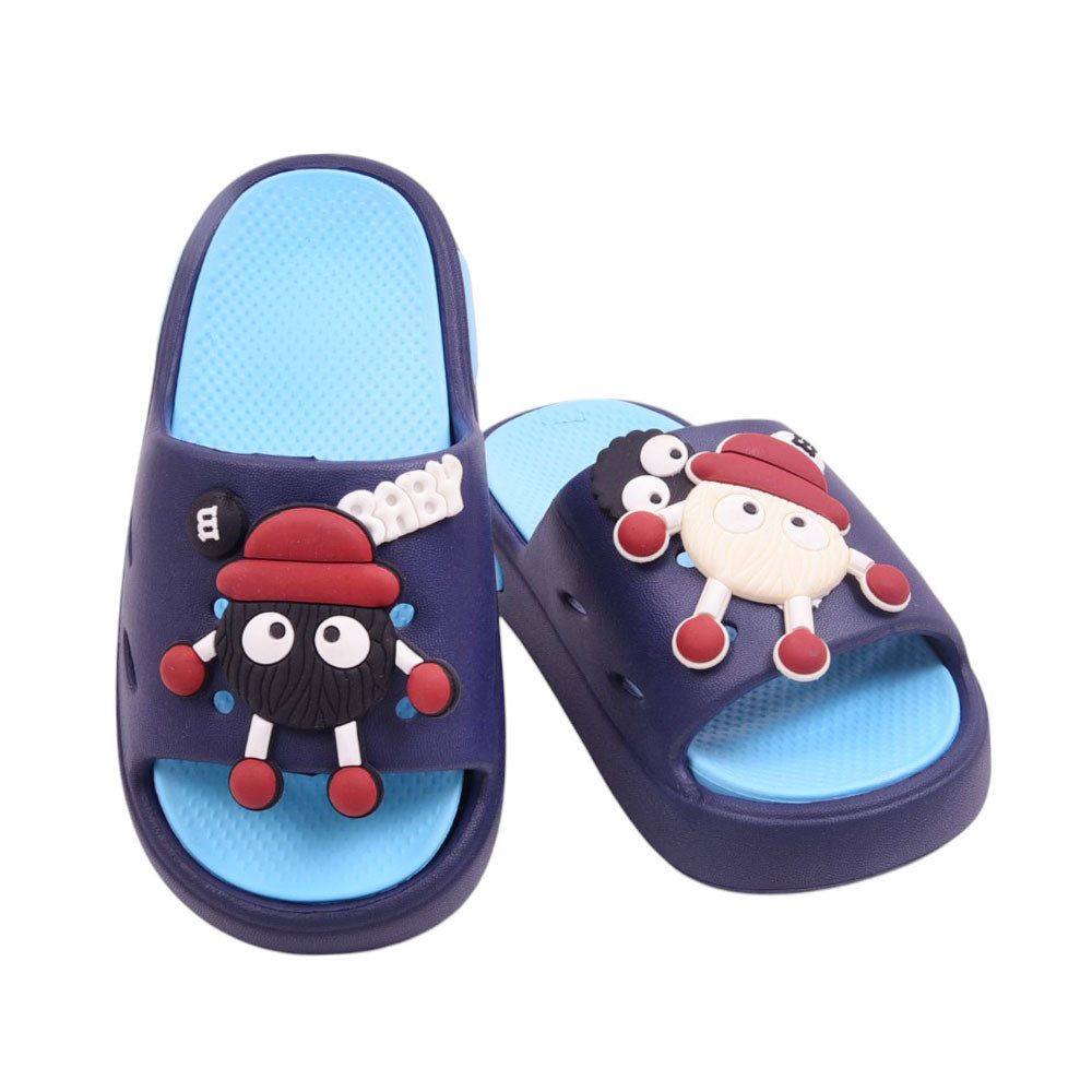 BOYS SLIPPER IR 28-29 NAVY 1388-71 EVA Default Title - MamasJan KidsWear