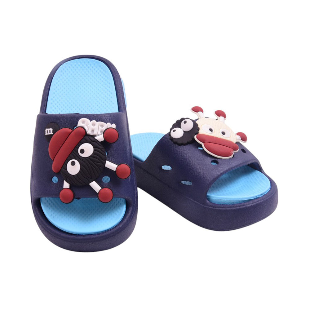 BOYS SLIPPER IR 26-27 NAVY 1388-71 EVA Default Title - MamasJan KidsWear