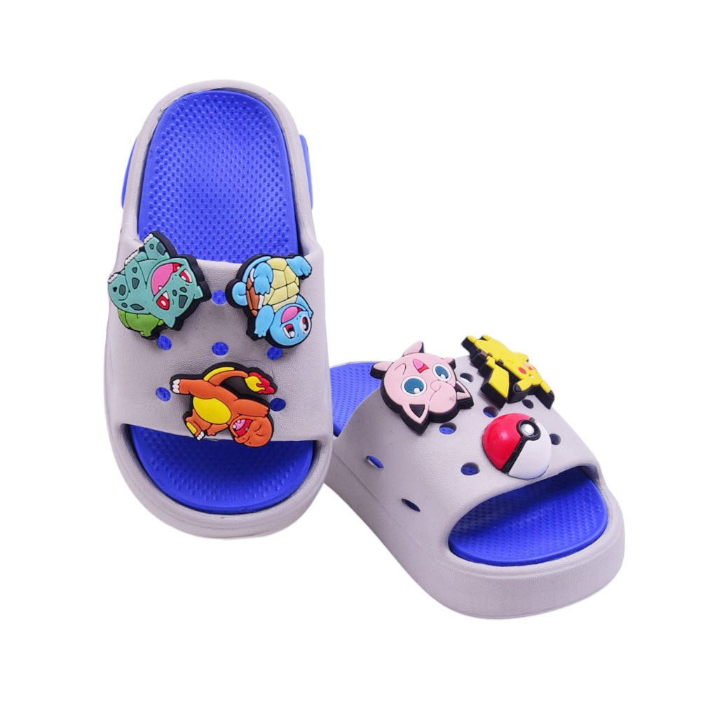 BOYS SLIPPER IR 26-27 GRAY 1388-75 EVA Default Title - MamasJan KidsWear