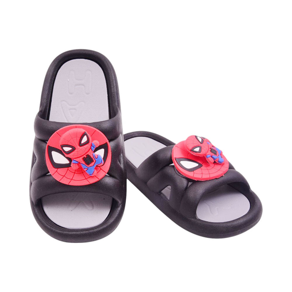 BOYS SLIPPER 30 BLACK 9660+11 PVC 26-30 Default Title - MamasJan KidsWear