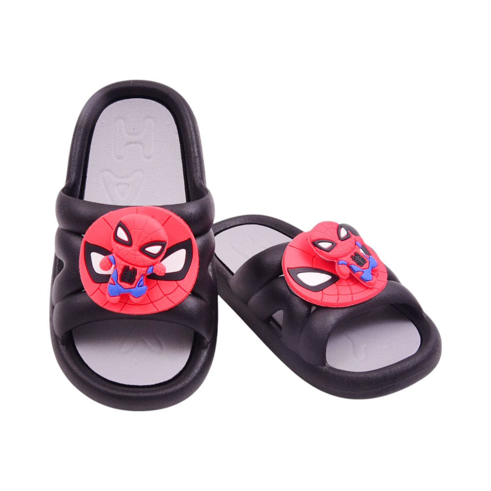 BOYS SLIPPER 27 BLACK 9660+11 PVC 26-30 Default Title - MamasJan KidsWear