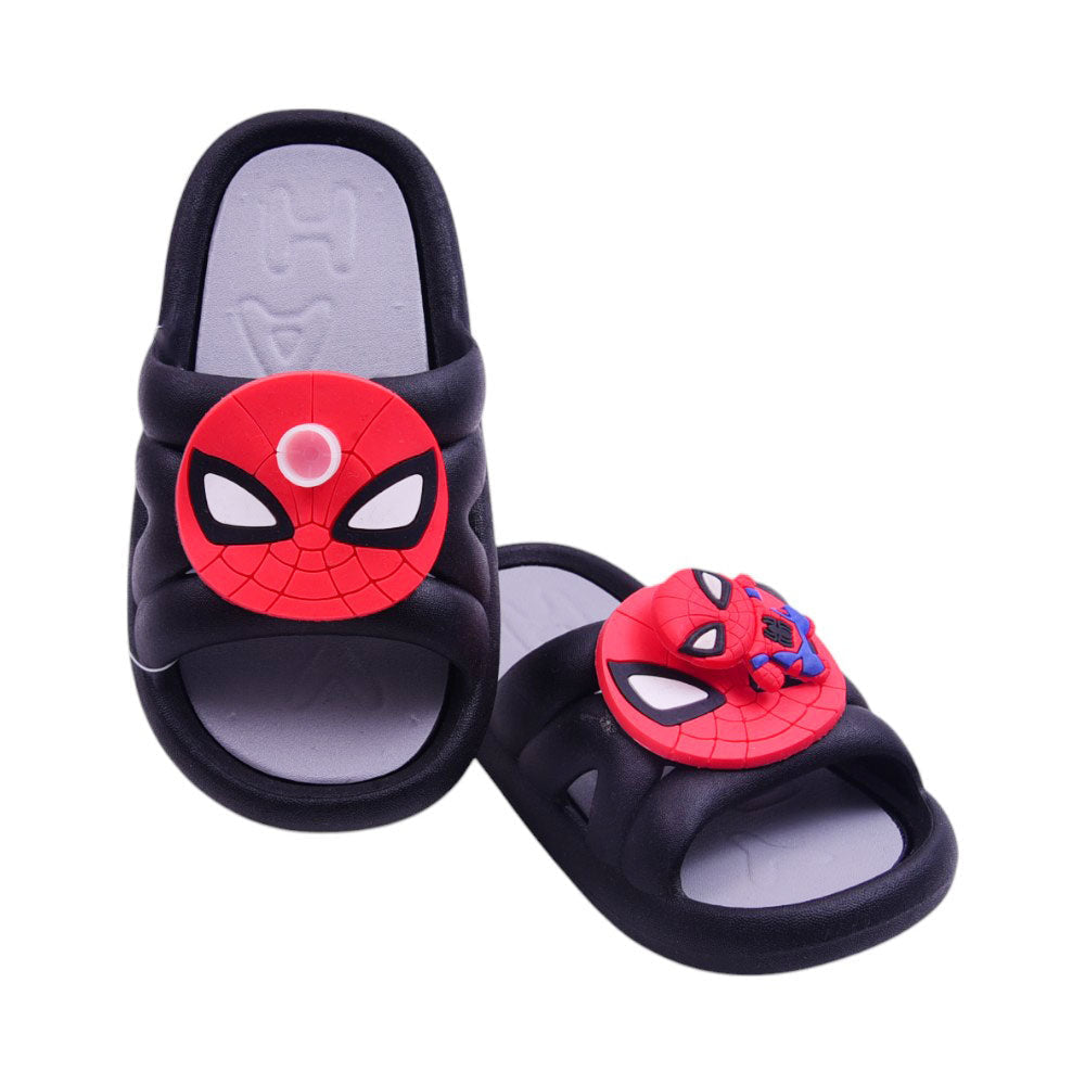 BOYS SLIPPER 26 BLACK 9660+11 PVC 26-30 Default Title - MamasJan KidsWear